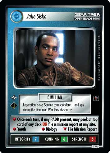 Star Trek CCG | Jake Sisko - Mirror Mirror | The Nerd Merchant