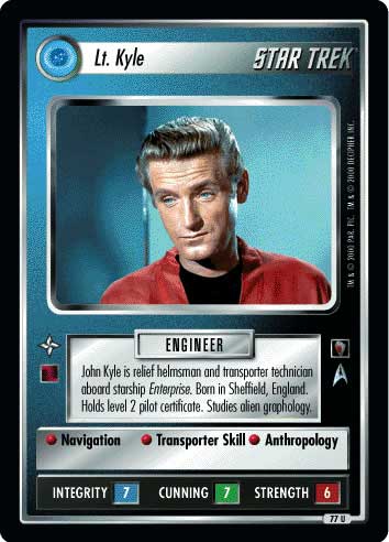 Star Trek CCG | Lt. Kyle - Mirror Mirror | The Nerd Merchant
