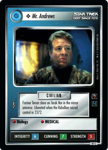 Star Trek CCG | Mr. Andrews - Mirror Mirror | The Nerd Merchant