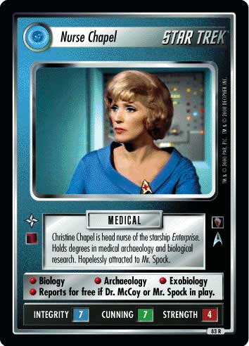 Star Trek CCG | Nurse Chapel - Mirror Mirror | The Nerd Merchant