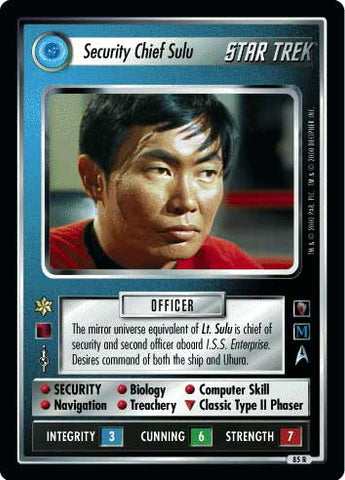 Star Trek CCG | Security Chief Sulu - Mirror Mirror | The Nerd Merchant