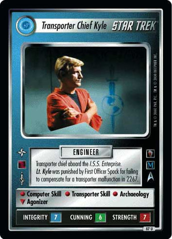 Star Trek CCG | Transporter Chief Kyle - Mirror Mirror | The Nerd Merchant