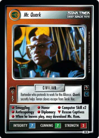 Star Trek CCG | Mr. Quark - Mirror Mirror | The Nerd Merchant