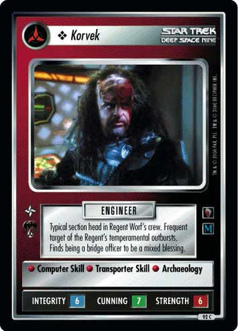 Star Trek CCG | Korvek - Mirror Mirror | The Nerd Merchant
