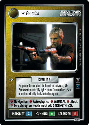 Star Trek CCG | Fontaine - Mirror Mirror | The Nerd Merchant
