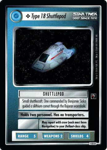 Star Trek CCG | Type 18 Shuttlepod - Mirror Mirror | The Nerd Merchant