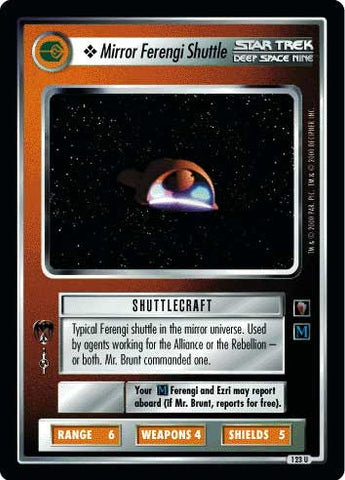 Star Trek CCG | Mirror Ferengi Shuttle - Mirror Mirror | The Nerd Merchant