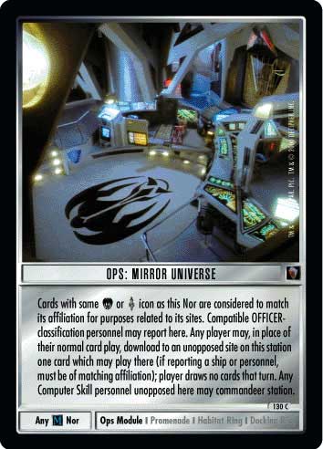 Star Trek CCG | Ops: Mirror Universe - Mirror Mirror | The Nerd Merchant