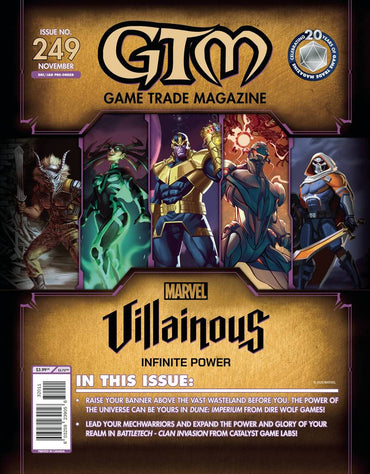 Gaming Magazine | GTM #249 [Nov 2020] (Marvel Villainous) | The Nerd Merchant