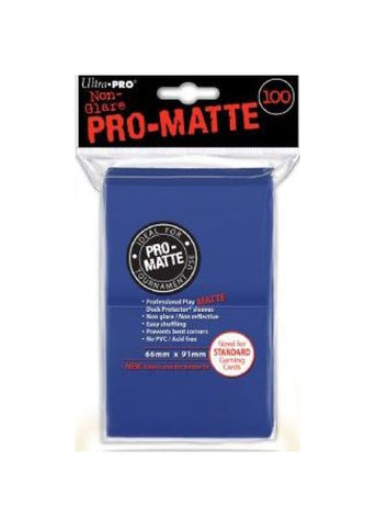 Ultra Pro | Pro-Matte Deck Protectors - Blue (100 ct) | The Nerd Merchant
