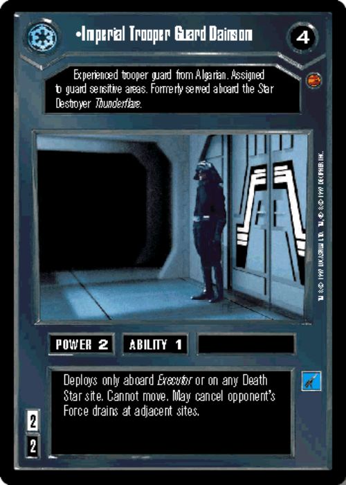 Star Wars CCG | Imperial Trooper Guard Dainsom - Cloud City | The Nerd Merchant