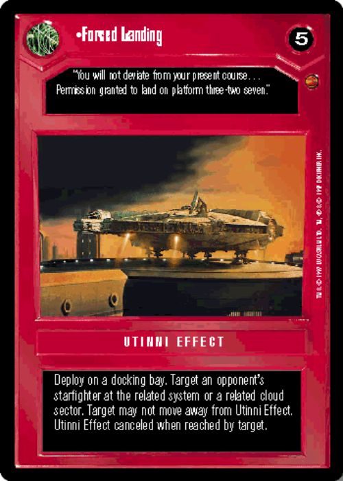 Star Wars CCG | Forced Landing - Cloud City | The Nerd Merchant