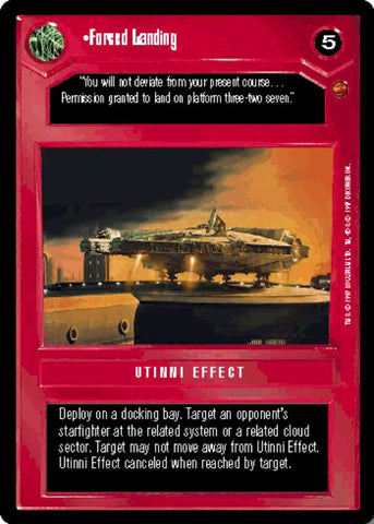 Star Wars CCG | Forced Landing - Cloud City  | The Nerd Merchant