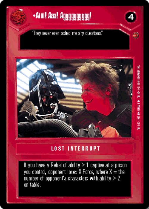 Star Wars CCG | Aiiii! Aaa! Agggggggggg! - Cloud City  | The Nerd Merchant