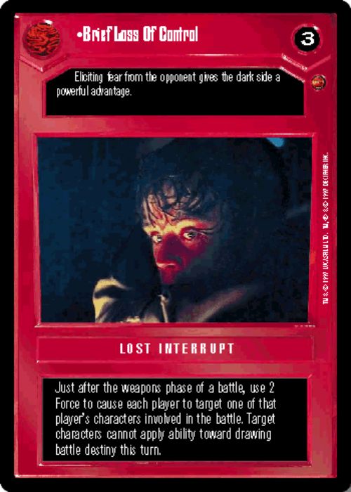 Star Wars CCG | Brief Loss Of Control - Cloud City  | The Nerd Merchant