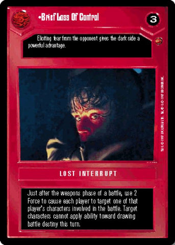 Star Wars CCG | Brief Loss Of Control - Cloud City  | The Nerd Merchant