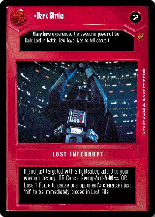 Star Wars CCG | Dark Strike - Cloud City  | The Nerd Merchant