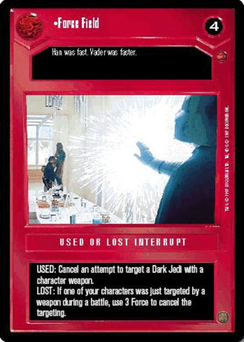 Star Wars CCG | Force Field - Cloud City  | The Nerd Merchant