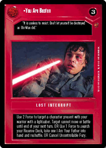 Star Wars CCG | You Are Beaten - Cloud City  | The Nerd Merchant