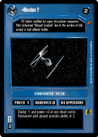 Star Wars CCG | Obsidian 7 - Cloud City  | The Nerd Merchant