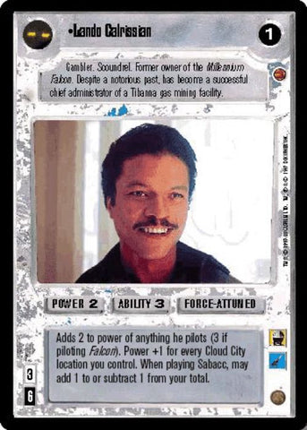 Star Wars CCG | Lando Calrissian [Light] - Cloud City  | The Nerd Merchant