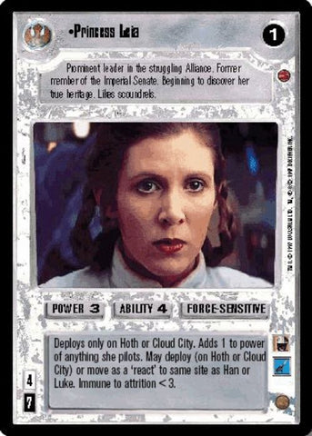 Star Wars CCG | Princess Leia - Cloud City  | The Nerd Merchant