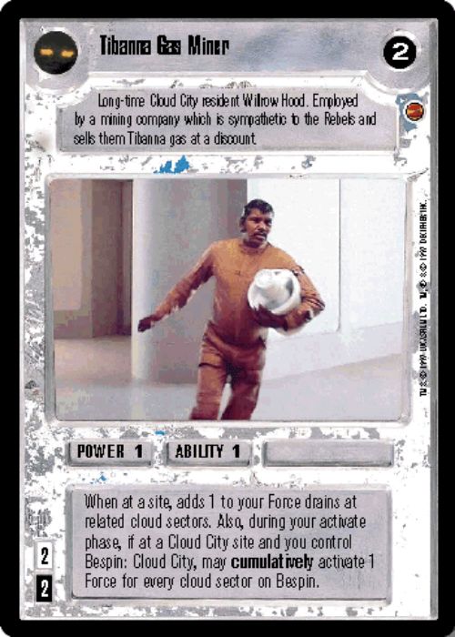 Star Wars CCG | Tibanna Gas Miner [Light] - Cloud City  | The Nerd Merchant