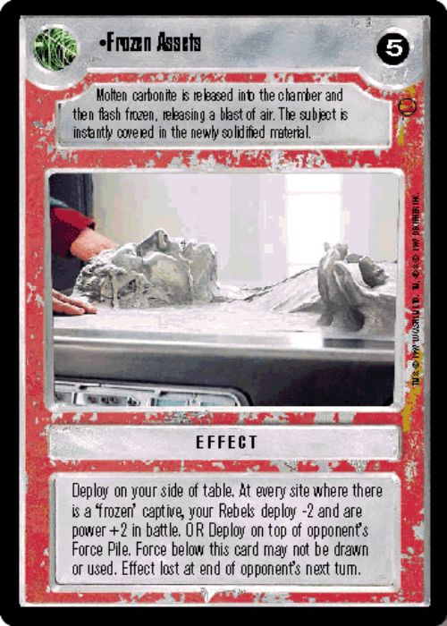Star Wars CCG | Frozen Assets - Cloud City | The Nerd Merchant