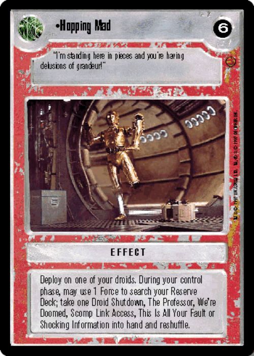 Star Wars CCG | Hopping Mad - Cloud City  | The Nerd Merchant