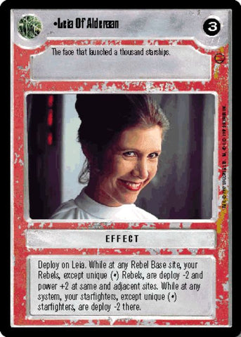 Star Wars CCG | Leia Of Alderaan - Cloud City  | The Nerd Merchant