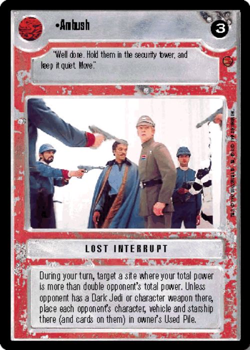 Star Wars CCG | Ambush - Cloud City  | The Nerd Merchant