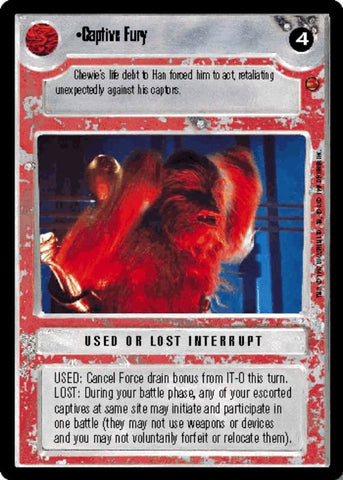 Star Wars CCG | Captive Fury - Cloud City  | The Nerd Merchant