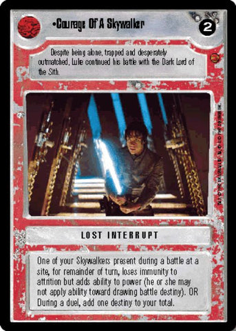 Star Wars CCG | Courage Of A Skywalker - Cloud City  | The Nerd Merchant