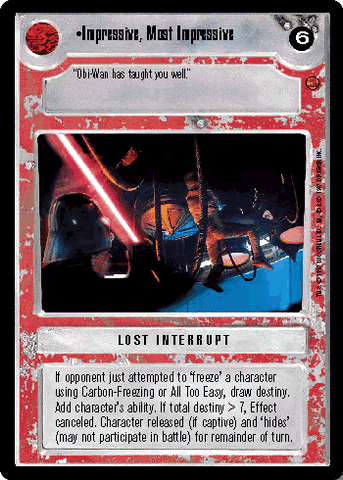 Star Wars CCG | Impressive, Most Impressive - Cloud City  | The Nerd Merchant