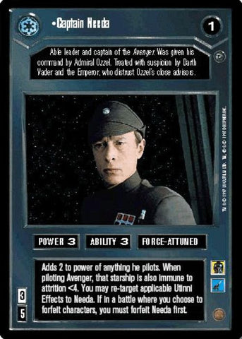 Star Wars CCG | Captain Needa - Dagobah  | The Nerd Merchant