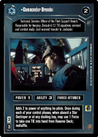 Star Wars CCG | Commander Brandei - Dagobah  | The Nerd Merchant