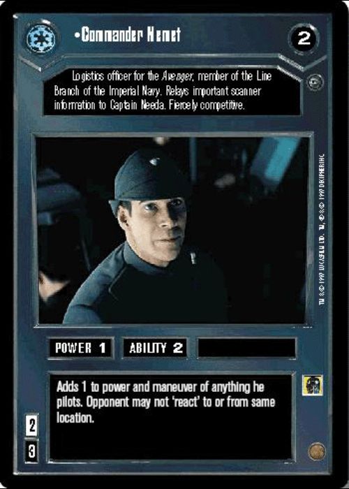 Star Wars CCG | Commander Nemet - Dagobah  | The Nerd Merchant