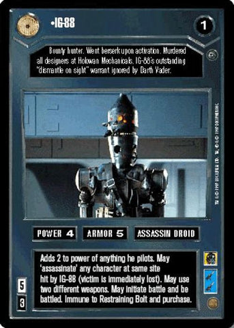 Star Wars CCG | IG-88 - Dagobah  | The Nerd Merchant