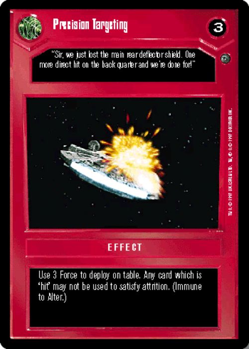 Star Wars CCG | Precision Targeting - Dagobah | The Nerd Merchant