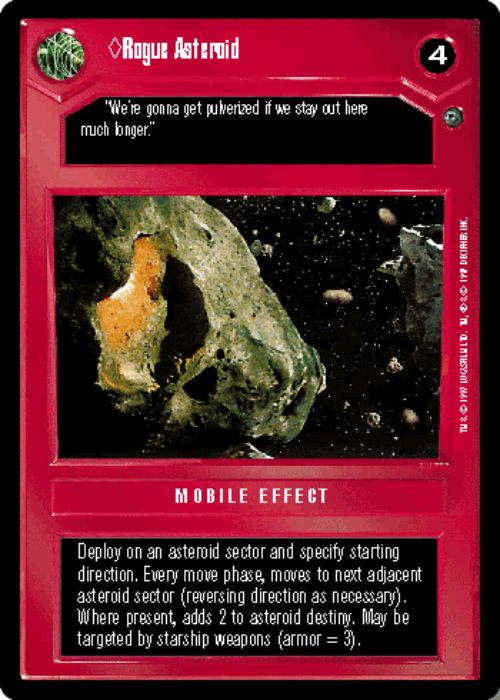 Star Wars CCG | Rogue Asteroid [Dark] - Dagobah | The Nerd Merchant