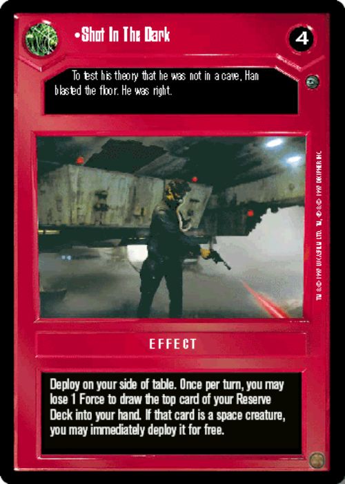 Star Wars CCG | Shot In The Dark - Dagobah | The Nerd Merchant