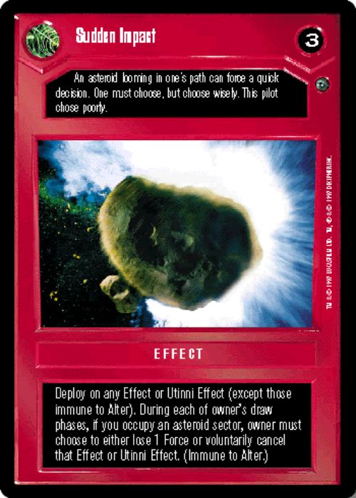 Star Wars CCG | Sudden Impact - Dagobah  | The Nerd Merchant