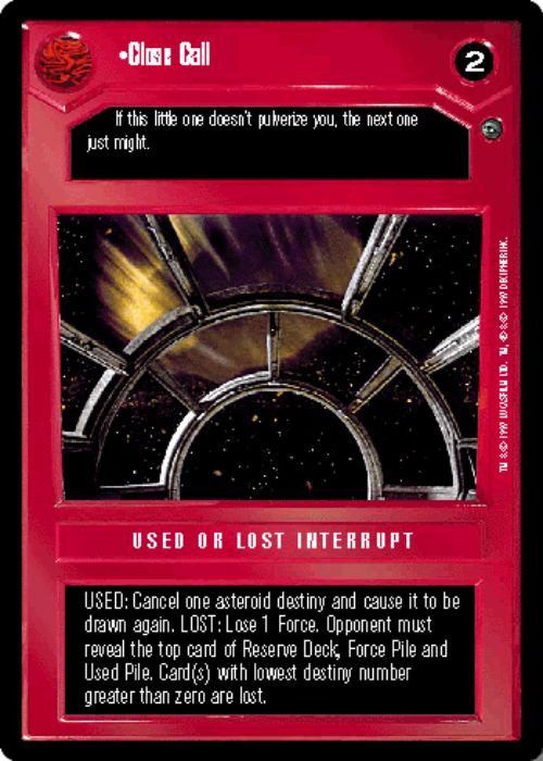 Star Wars CCG | Close Call - Dagobah | The Nerd Merchant