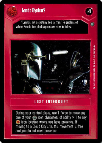 Star Wars CCG | Lando System? - Dagobah  | The Nerd Merchant