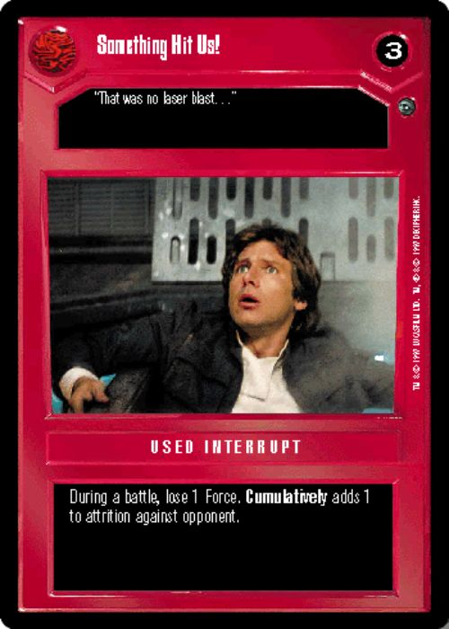 Star Wars CCG | Something Hit Us! - Dagobah | The Nerd Merchant