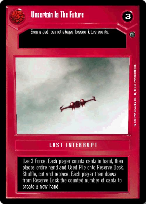 Star Wars CCG | Uncertain Is The Future - Dagobah | The Nerd Merchant