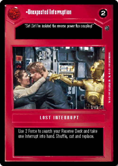 Star Wars CCG | Unexpected Interruption - Dagobah  | The Nerd Merchant