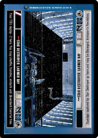 Star Wars CCG | Star Destroyer: Launch Bay - Dagobah  | The Nerd Merchant