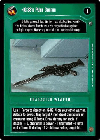 Star Wars CCG | IG-88's Pulse Cannon - Dagobah  | The Nerd Merchant