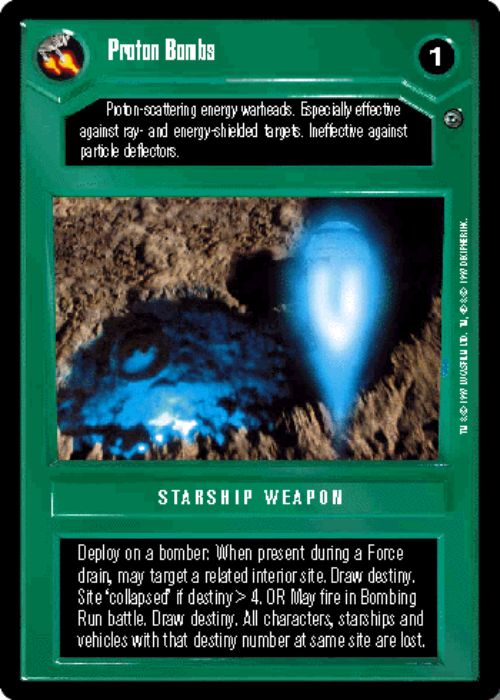 Star Wars CCG | Proton Bombs - Dagobah  | The Nerd Merchant